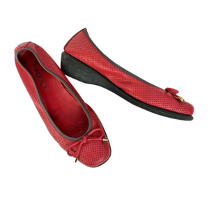 The Flexx red ballerina shoes